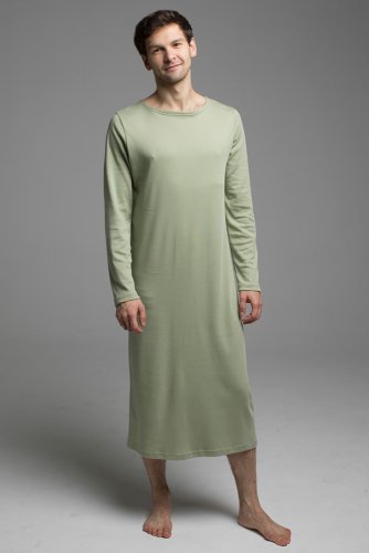 мужская ночная рубашка оливкового цвета
