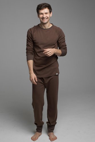 пижама для мужчин шоколадного цвета
