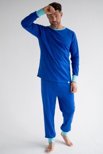 пижама для мужчин синего цвета