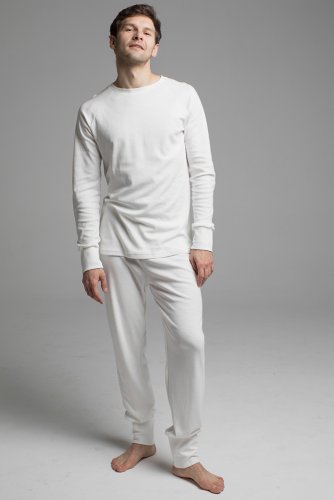 пижама для мужчин белого цвета