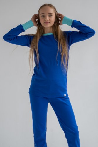 пижама для детей синего цвета