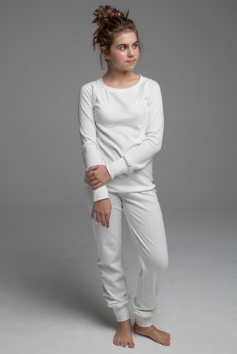 пижама для детей белого цвета